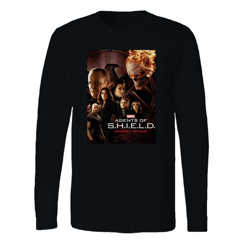 This classic fit agents of s.h.i.e.l.d. ghost rider long sleeve shirt is casually elegant and very comfortable. With fine quality print to make one stand out, it's a perfect fit for every occasion.