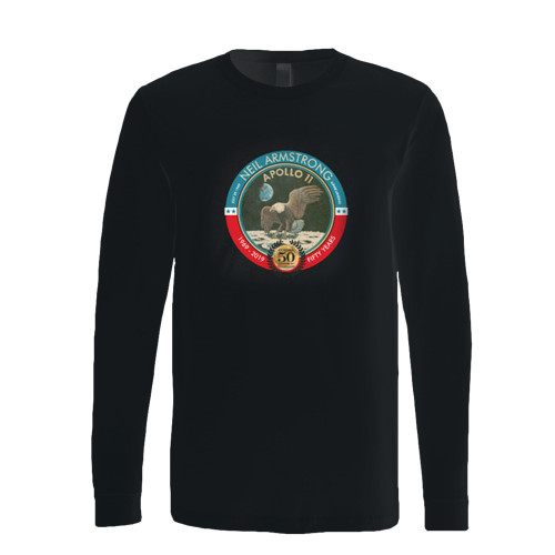 This classic fit apollo 11 neil armstrong moon landing 50th long sleeve shirt is casually elegant and very comfortable. With fine quality print to make one stand out, it's a perfect fit for every occasion. This classic fit apollo 11 neil armstrong moon landing 50th long sleeve shirt is casually elegant and very comfortable. With fine quality print to make one stand out, it's a perfect fit for every occasion.