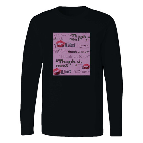 This classic fit ariana grande thank u next handwritting long sleeve shirt is casually elegant and very comfortable. With fine quality print to make one stand out, it's a perfect fit for every occasion.