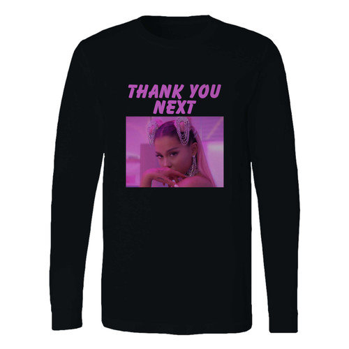 This classic fit ariana grande thank u next song long sleeve shirt is casually elegant and very comfortable. With fine quality print to make one stand out, it's a perfect fit for every occasion.