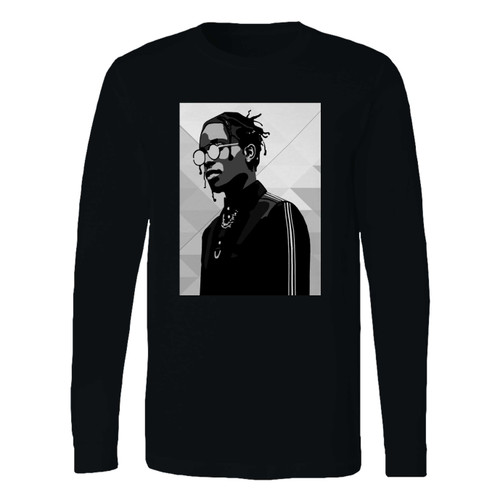 This classic fit asap rocky fashion art long sleeve shirt is casually elegant and very comfortable. With fine quality print to make one stand out, it's a perfect fit for every occasion. This classic fit asap rocky fashion art long sleeve shirt is casually elegant and very comfortable. With fine quality print to make one stand out, it's a perfect fit for every occasion.