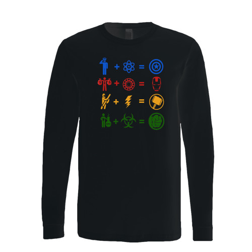 This classic fit avengers power long sleeve shirt is casually elegant and very comfortable. With fine quality print to make one stand out, it's a perfect fit for every occasion.