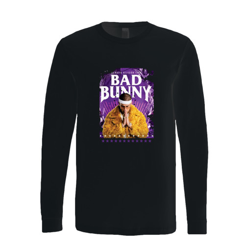 This classic fit bad bunny spanish trap regueton reggaeton black long sleeve shirt is casually elegant and very comfortable. With fine quality print to make one stand out, it's a perfect fit for every occasion.