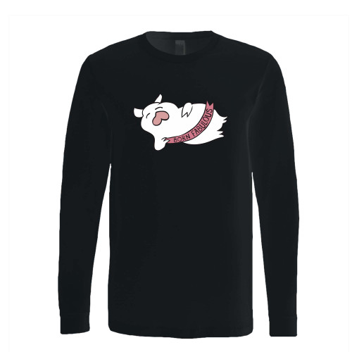This classic fit born fabulous pig piggy kawaii long sleeve shirt is casually elegant and very comfortable. With fine quality print to make one stand out, it's a perfect fit for every occasion.
