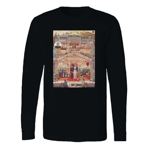 This classic fit classic the grand budapest hotel long sleeve shirt is casually elegant and very comfortable. With fine quality print to make one stand out, it's a perfect fit for every occasion.