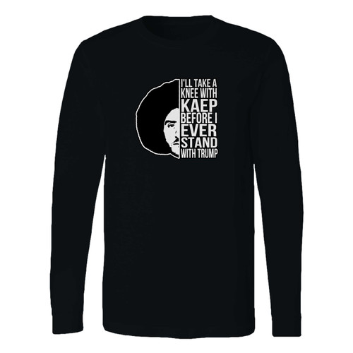 This classic fit colin kaepernick anti trump long sleeve shirt is casually elegant and very comfortable. With fine quality print to make one stand out, it's a perfect fit for every occasion.