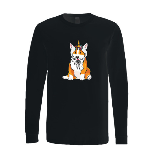 This classic fit corgi unicorn long sleeve shirt is casually elegant and very comfortable. With fine quality print to make one stand out, it's a perfect fit for every occasion.