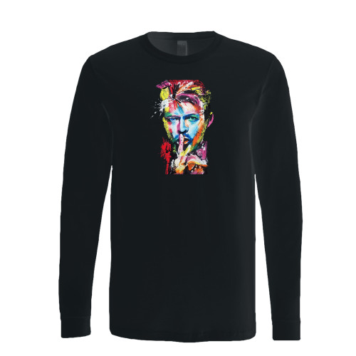 This classic fit david bowie colorfull long sleeve shirt is casually elegant and very comfortable. With fine quality print to make one stand out, it's a perfect fit for every occasion.