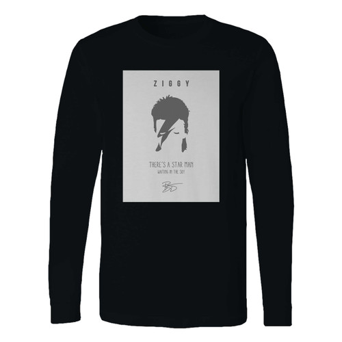 This classic fit david bowie ziggy long sleeve shirt is casually elegant and very comfortable. With fine quality print to make one stand out, it's a perfect fit for every occasion.