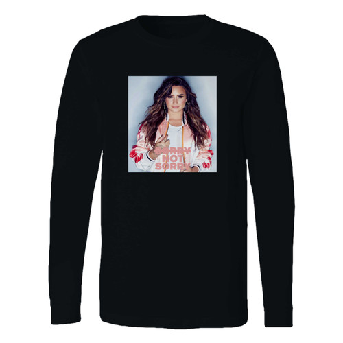 This classic fit demi lovato sorry not sorry long sleeve shirt is casually elegant and very comfortable. With fine quality print to make one stand out, it's a perfect fit for every occasion. This classic fit demi lovato sorry not sorry long sleeve shirt is casually elegant and very comfortable. With fine quality print to make one stand out, it's a perfect fit for every occasion.