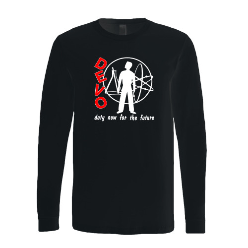 This classic fit devo duty now for the future long sleeve shirt is casually elegant and very comfortable. With fine quality print to make one stand out, it's a perfect fit for every occasion.