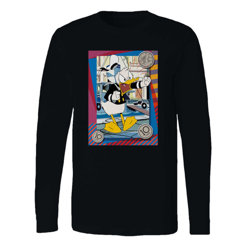 This classic fit disney ducktales 2 long sleeve shirt is casually elegant and very comfortable. With fine quality print to make one stand out, it's a perfect fit for every occasion.