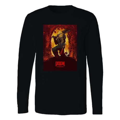 This classic fit doom eternal blood long sleeve shirt is casually elegant and very comfortable. With fine quality print to make one stand out, it's a perfect fit for every occasion.