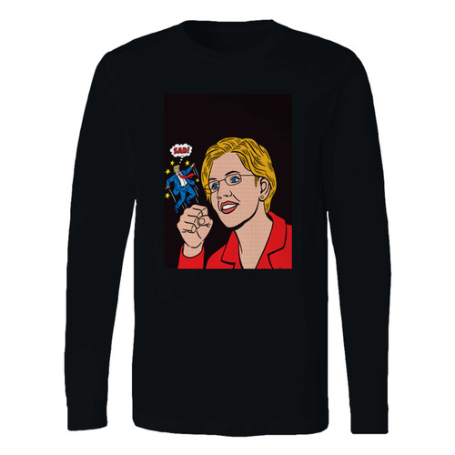 This classic fit elizabeth warren sad trump long sleeve shirt is casually elegant and very comfortable. With fine quality print to make one stand out, it's a perfect fit for every occasion.