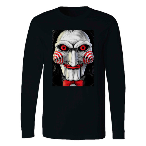 This classic fit face saw movie long sleeve shirt is casually elegant and very comfortable. With fine quality print to make one stand out, it's a perfect fit for every occasion.