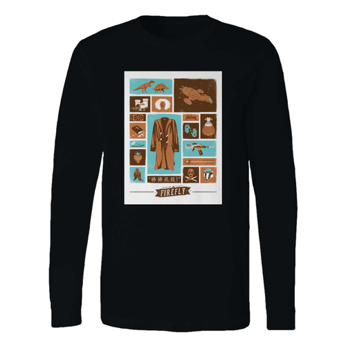 This classic fit firefly serenity long sleeve shirt is casually elegant and very comfortable. With fine quality print to make one stand out, it's a perfect fit for every occasion.