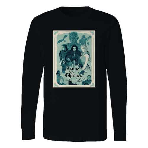 This classic fit game of thrones all characters 3 long sleeve shirt is casually elegant and very comfortable. With fine quality print to make one stand out, it's a perfect fit for every occasion.