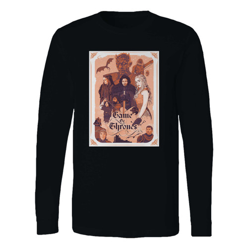 This classic fit game of thrones all characters 4 long sleeve shirt is casually elegant and very comfortable. With fine quality print to make one stand out, it's a perfect fit for every occasion.