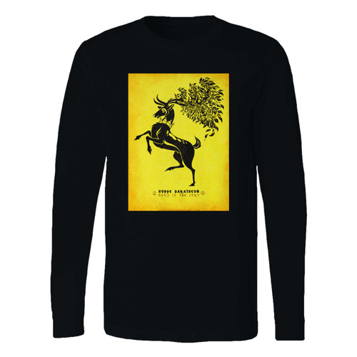 This classic fit game of thrones house baratheon long sleeve shirt is casually elegant and very comfortable. With fine quality print to make one stand out, it's a perfect fit for every occasion.