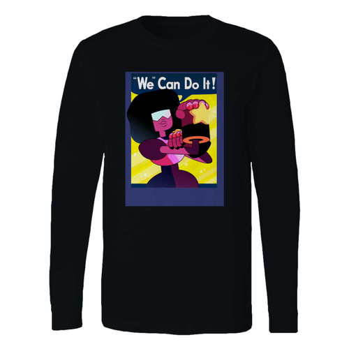 This classic fit garnet steven universe we can do it long sleeve shirt is casually elegant and very comfortable. With fine quality print to make one stand out, it's a perfect fit for every occasion.