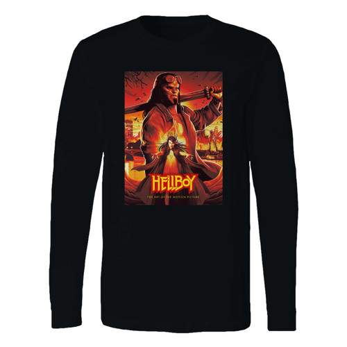 This classic fit hellboy cover movie long sleeve shirt is casually elegant and very comfortable. With fine quality print to make one stand out, it's a perfect fit for every occasion.