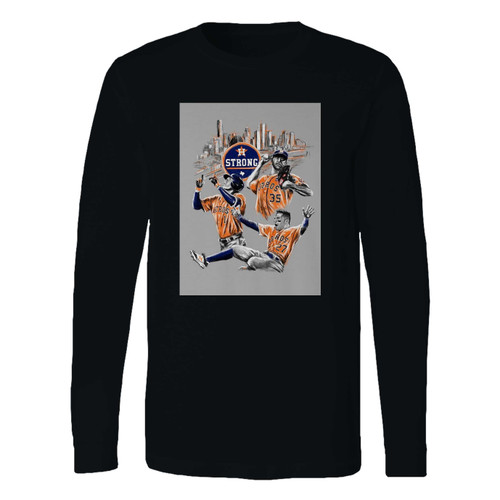 This classic fit houston astros strong long sleeve shirt is casually elegant and very comfortable. With fine quality print to make one stand out, it's a perfect fit for every occasion.
