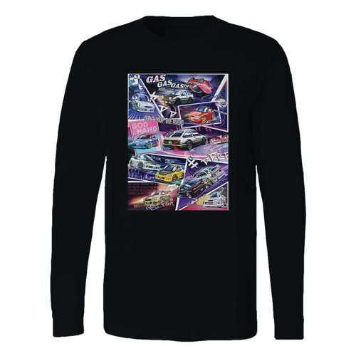 This classic fit initial d manga styled car long sleeve shirt is casually elegant and very comfortable. With fine quality print to make one stand out, it's a perfect fit for every occasion.