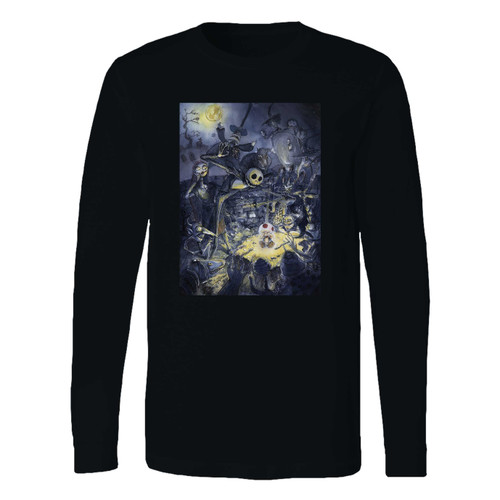 This classic fit jack and sally skellington friend long sleeve shirt is casually elegant and very comfortable. With fine quality print to make one stand out, it's a perfect fit for every occasion.