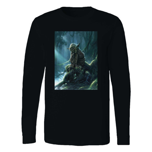 This classic fit master yoda dagobah system star wars long sleeve shirt is casually elegant and very comfortable. With fine quality print to make one stand out, it's a perfect fit for every occasion.