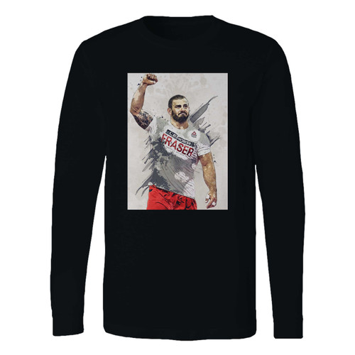 This classic fit mat fraser crossfit long sleeve shirt is casually elegant and very comfortable. With fine quality print to make one stand out, it's a perfect fit for every occasion.