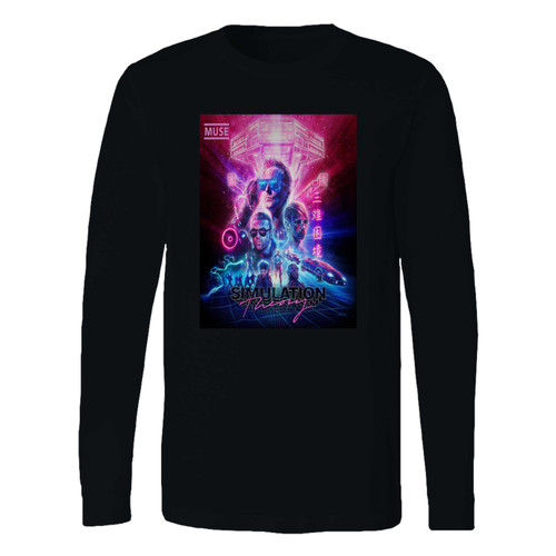 This classic fit muse simulation theory tour long sleeve shirt is casually elegant and very comfortable. With fine quality print to make one stand out, it's a perfect fit for every occasion.