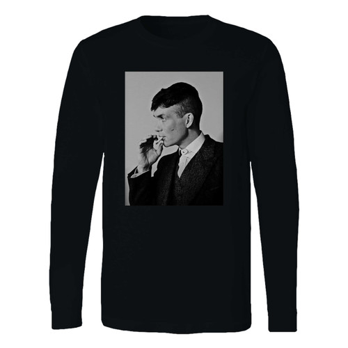 This classic fit peaky blinders smoking tommy shelby long sleeve shirt is casually elegant and very comfortable. With fine quality print to make one stand out, it's a perfect fit for every occasion.
