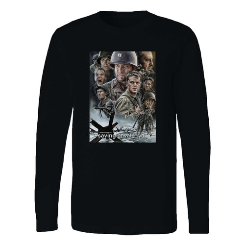 This classic fit saving private ryan long sleeve shirt is casually elegant and very comfortable. With fine quality print to make one stand out, it's a perfect fit for every occasion.