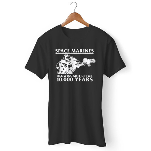 Space Marines Blowing Shit Up Men T Shirt
