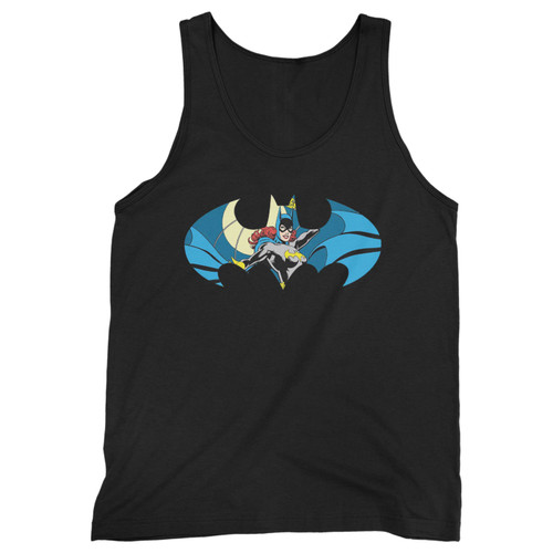 Our cotton batgirl logo character men tank top is perfect for those intense workouts in the gym, at practice or pickup games.