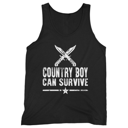 Our cotton country boy can survive men tank top is perfect for those intense workouts in the gym, at practice or pickup games.