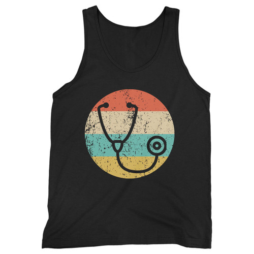 Our cotton doctor nurse vintage retro stethoscope men tank top is perfect for those intense workouts in the gym, at practice or pickup games.