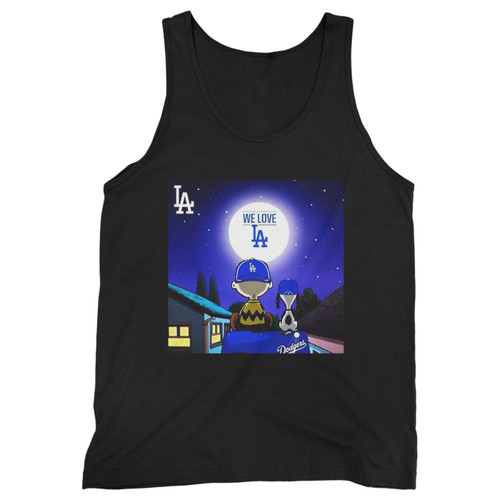 Our cotton dodgers charlie brown men tank top is perfect for those intense workouts in the gym, at practice or pickup games.