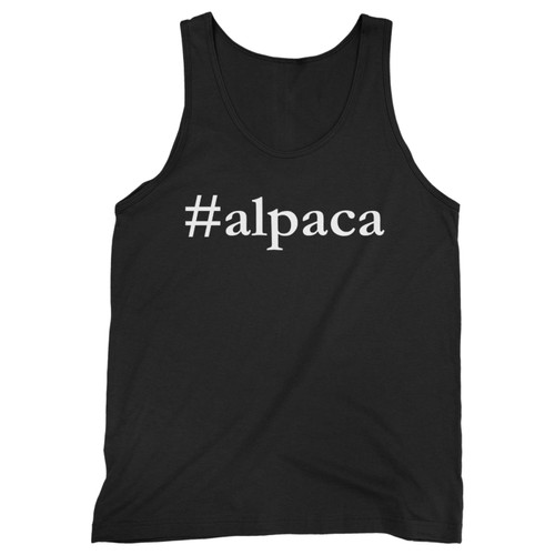 Our cotton alpaca hashtag men tank top is perfect for those intense workouts in the gym, at practice or pickup games.