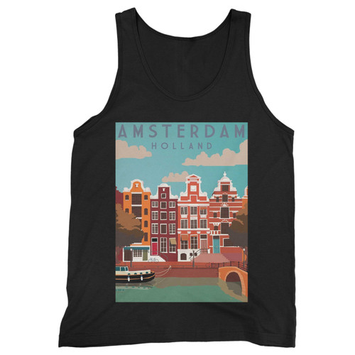 Our cotton amsterdam classic retro vintage men tank top is perfect for those intense workouts in the gym, at practice or pickup games.