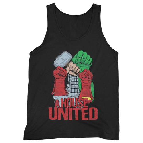 Our cotton a house united avenger logo men tank top is perfect for those intense workouts in the gym, at practice or pickup games.