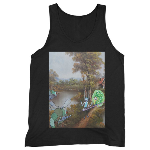 Our cotton bob ross dimension c131 rick and morty men tank top is perfect for those intense workouts in the gym, at practice or pickup games.