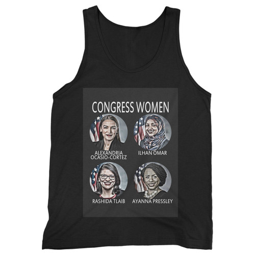 Our cotton congress women squad aoc men tank top is perfect for those intense workouts in the gym, at practice or pickup games.