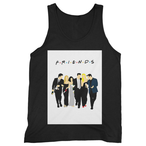 Our cotton friends monica and chandlers wedding men tank top is perfect for those intense workouts in the gym, at practice or pickup games.
