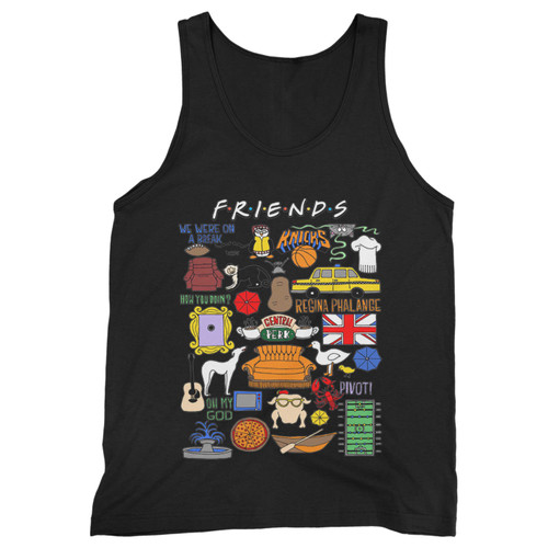 Our cotton friends tv show art men tank top is perfect for those intense workouts in the gym, at practice or pickup games.