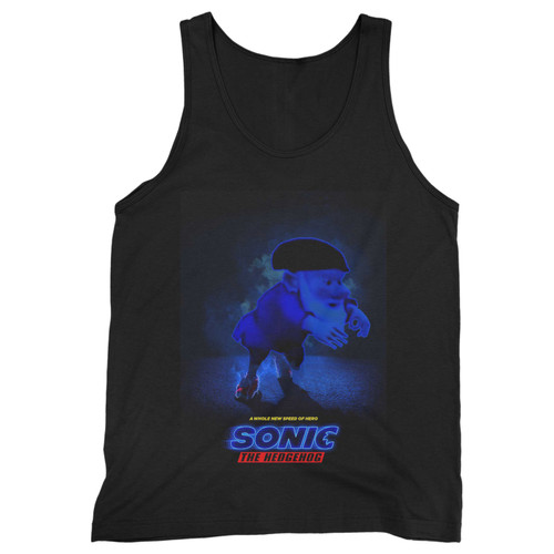 Our cotton gnome sonic the hedgehog parody men tank top is perfect for those intense workouts in the gym, at practice or pickup games.