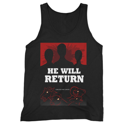 Our cotton he will return men tank top is perfect for those intense workouts in the gym, at practice or pickup games.