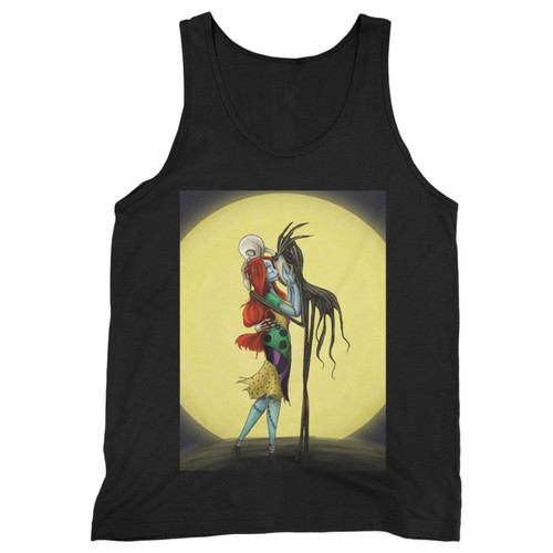 Our cotton jack and sally loving kiss men tank top is perfect for those intense workouts in the gym, at practice or pickup games.
