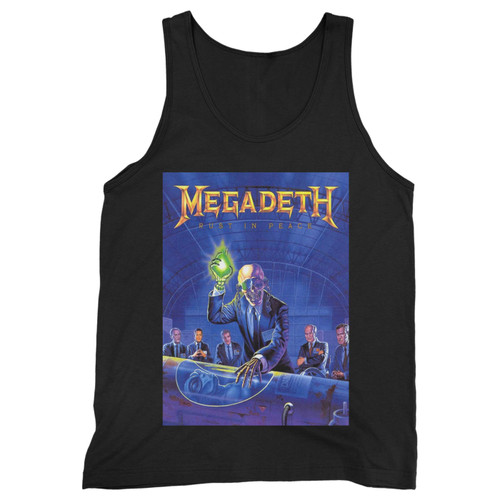 Our cotton megadeth five rust in peace men tank top is perfect for those intense workouts in the gym, at practice or pickup games.