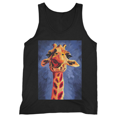 Our cotton acrylic giraffe men tank top is perfect for those intense workouts in the gym, at practice or pickup games.